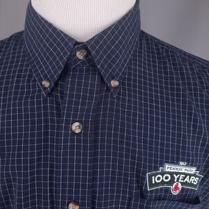 Boston Red Socks Fenway Park 100 Years Shirt Men's Large Antigua Long Sleeve